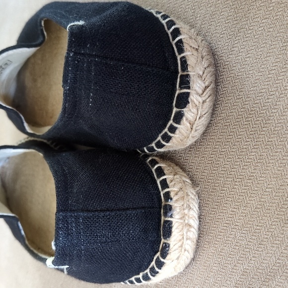 Soludos Collaboration with Jason Polan WINK Espadrilles in Black/Gold Size 11 - Picture 3 of 9